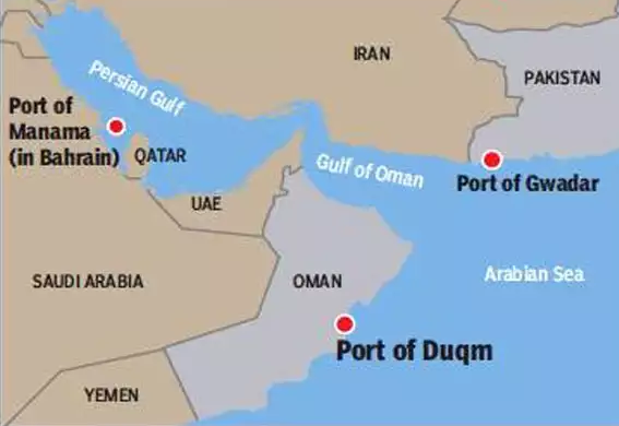 Base at Duqm | India Military Base | UPSCprep.com | UPSC