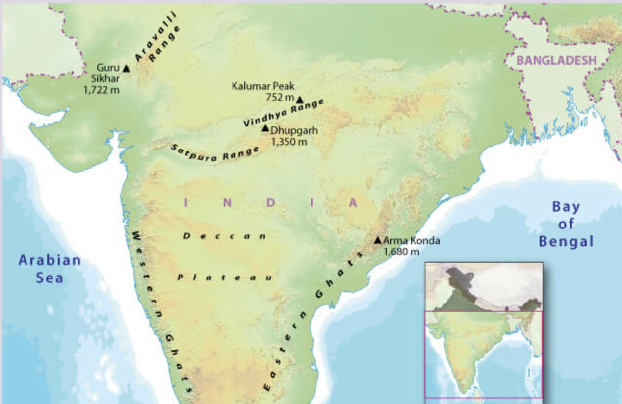 Dhupgarh Peak | Peaks of India | UPSC Prelims 2024