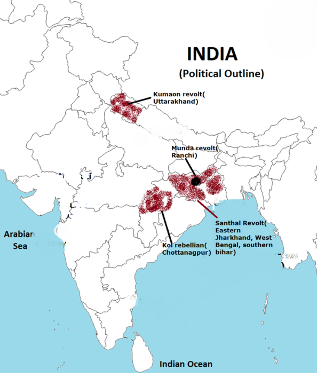 Munda, Kol, Santhal Rebellion | UPSC | Tribal Uprising