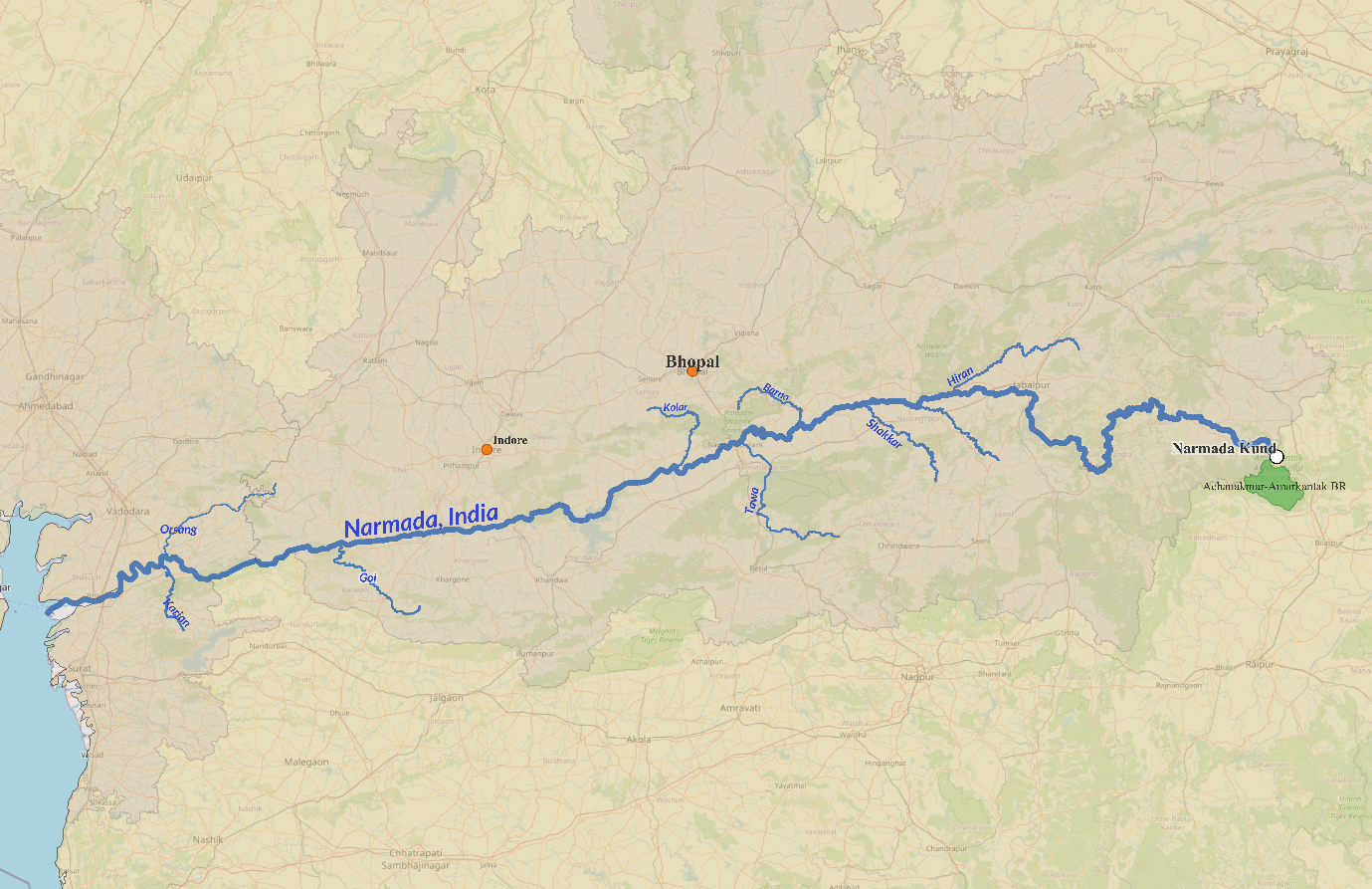 Narmada River System