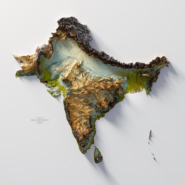 Elevation Maps: India and the World